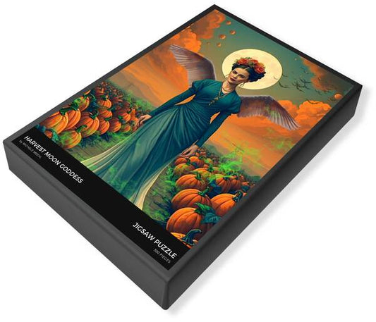 Harvest Moon Goddess - Halloween Jigsaw Puzzle