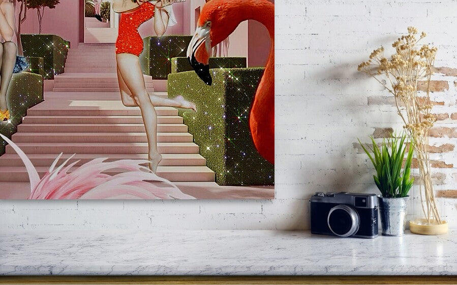 Club Flamingo - Acrylic Print