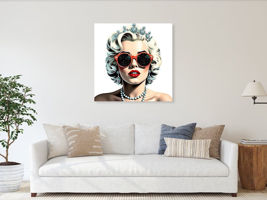The Queen of Pop Art Musings -  Acrylic Print