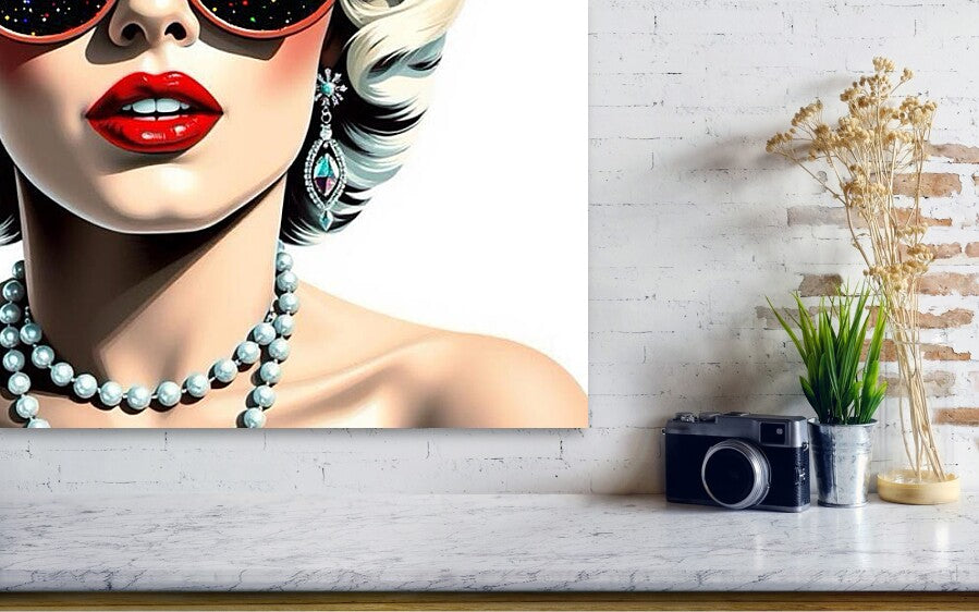 The Queen of Pop Art Musings -  Acrylic Print