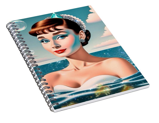 Audrey Of The Sea - Spiral Notebook
