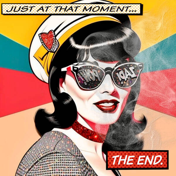 Comic Book Bettie - Square Art Print