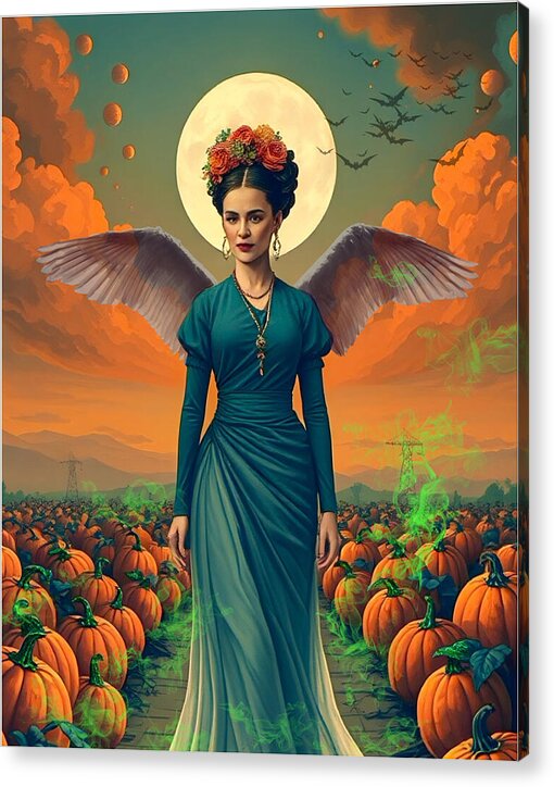 Harvest Moon Goddess - Acrylic Print