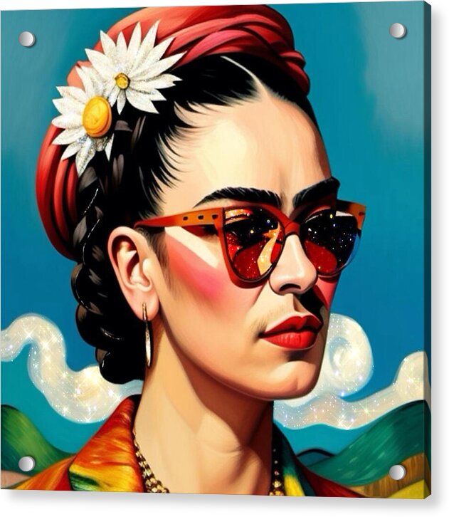 Frida's Future Is SO Bright - Acrylic Print