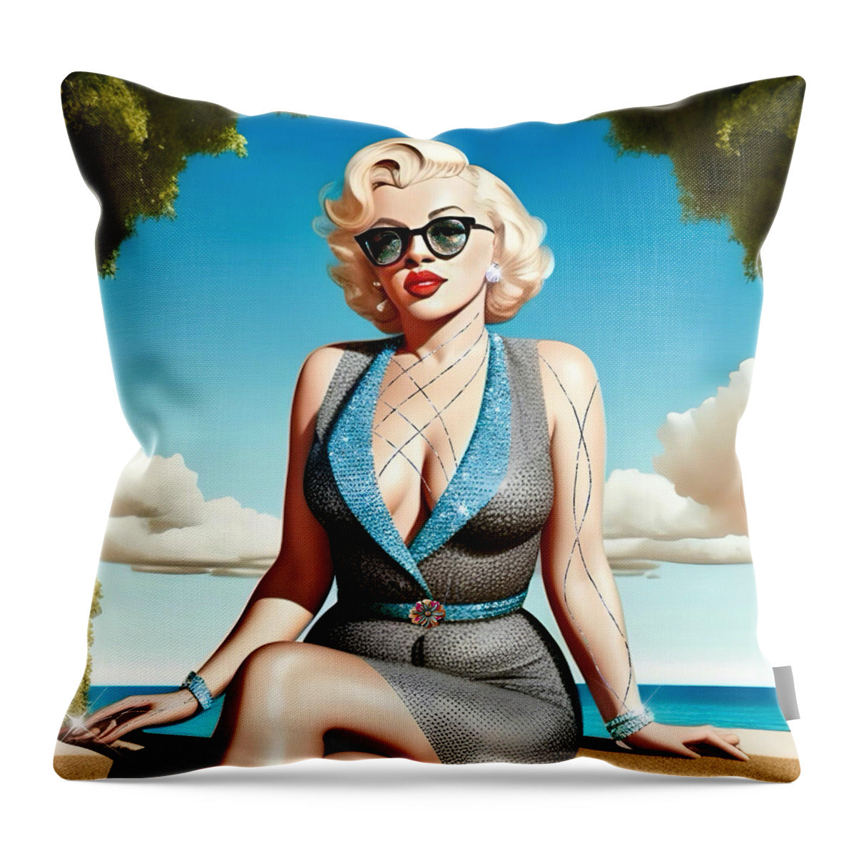 Just Waiting On a Friend - Throw Pillow