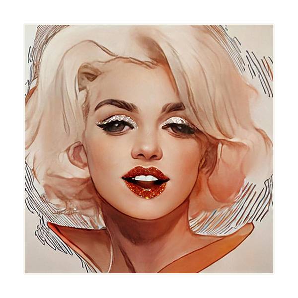 Marilyn - Square Art Print