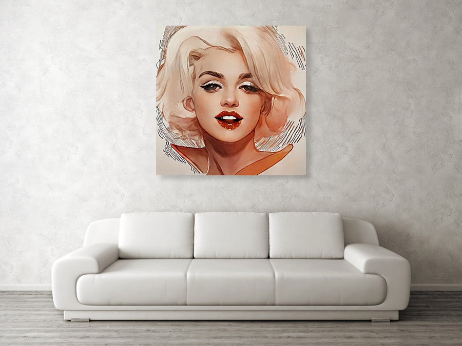 Marilyn - Metal Print