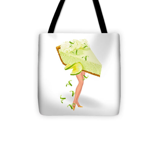 She Wore a Lime Chiffon Pie - Tote Bag
