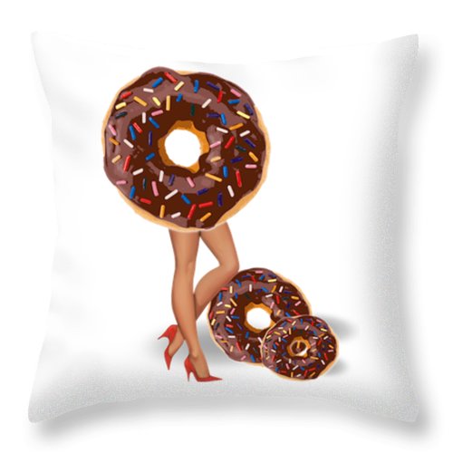 She’s a Yummy Mummy - Throw Pillow