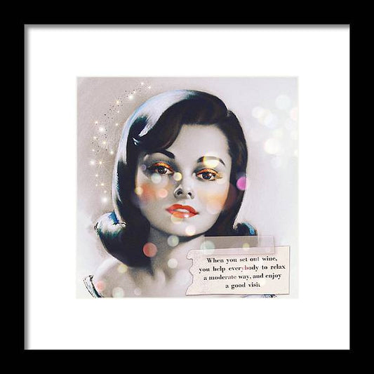 Rose' All Day, Friends! - Framed Print