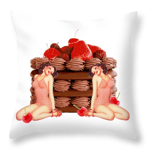 Two Tarts and a Torte - Throw Pillow