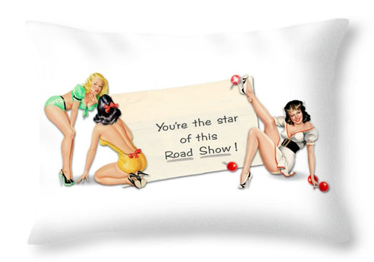 You're The Star Of This Road Show! - Rectangular Throw Pillow