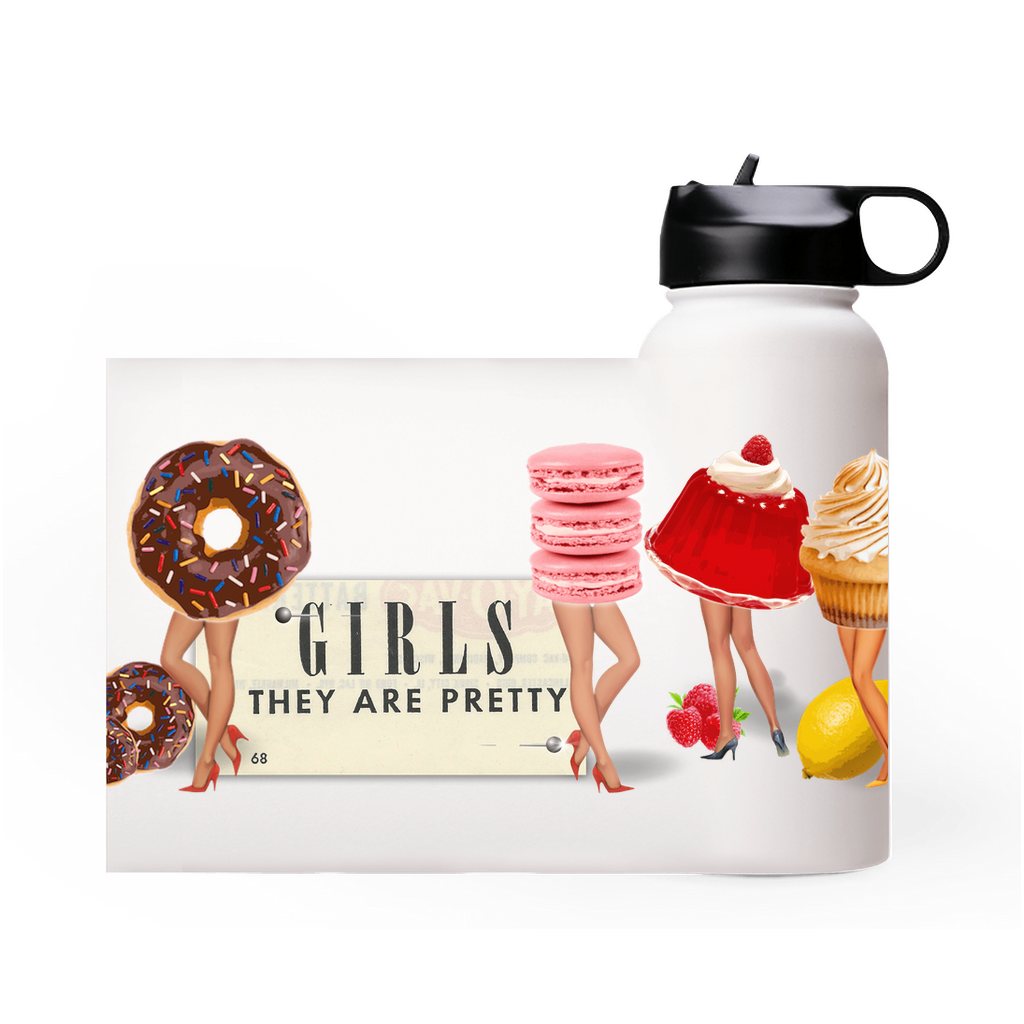 Girls They Are Pretty (v2) - Premium Water Bottle