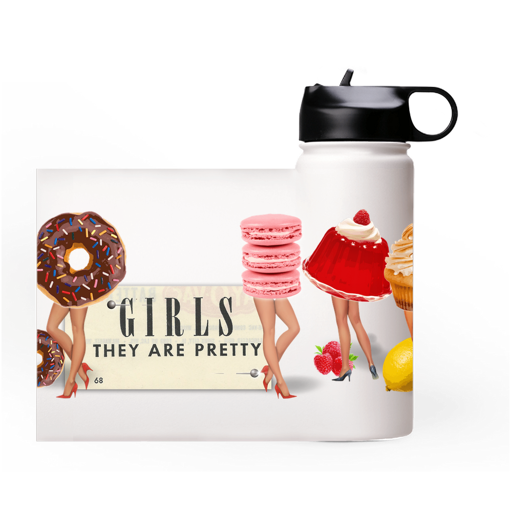 Girls They Are Pretty (v2) - Premium Water Bottle