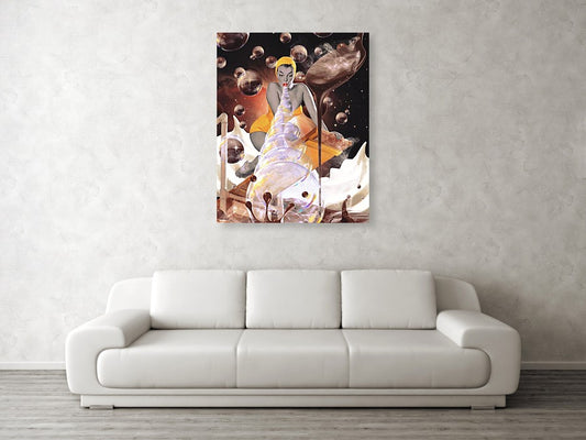 All She Had to Do Was Blow - Metal Print