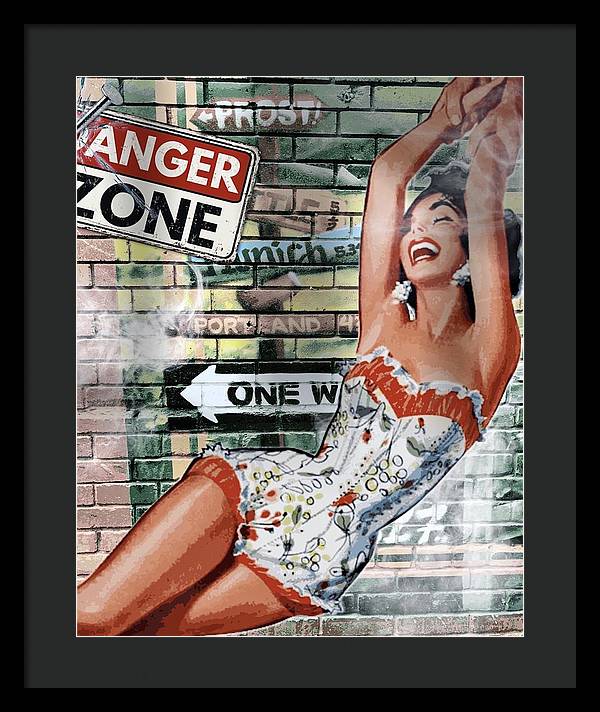 Danger Zone - Framed Print