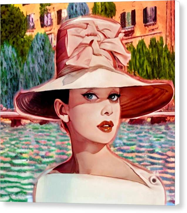 Audrey In Paris - Canvas Print