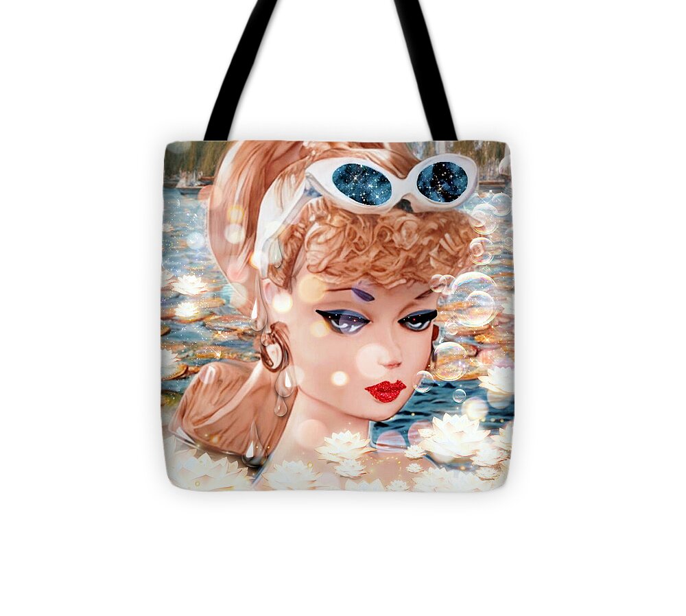 Coming-Up-For-Air Barbie - Tote Bag
