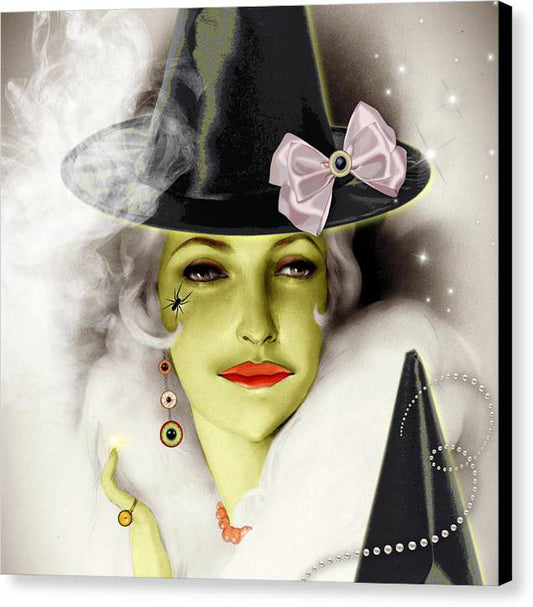 FaBOOously Wicked - Halloween Canvas Print