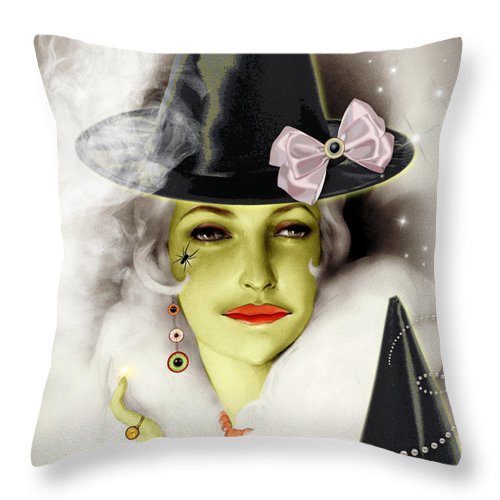 FaBOOlously Wicked - Halloween Throw Pillow