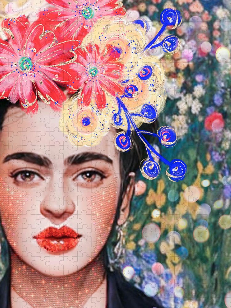 Frida And Her Flowers - Puzzle