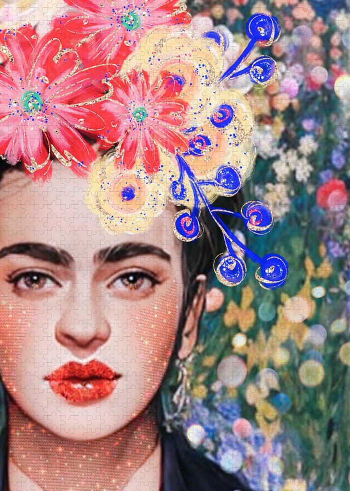 Frida And Her Flowers - Puzzle