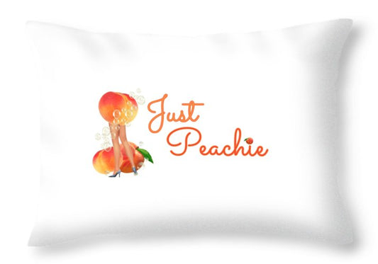 Just Peachie v2 - Throw Pillow