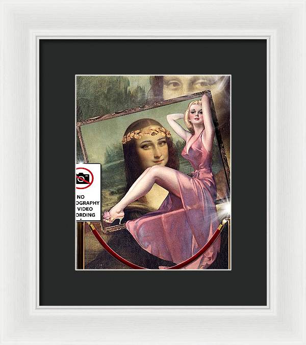 Mischief At The Museum - Framed Print