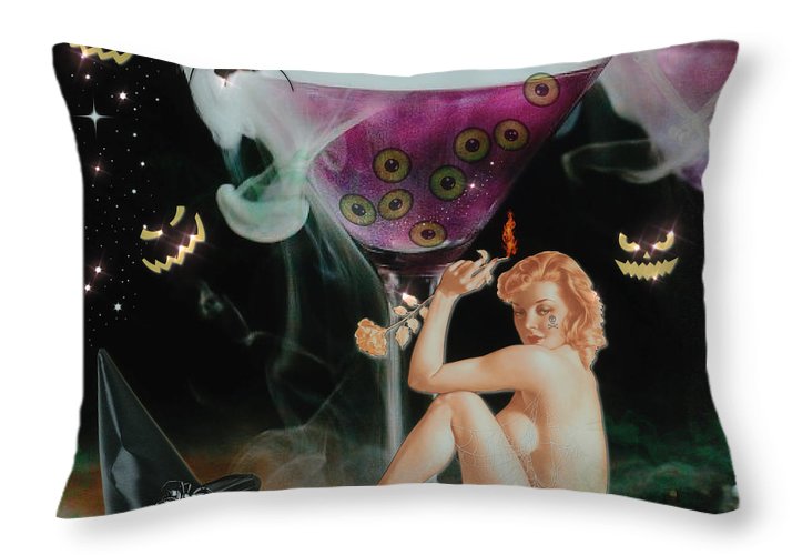 Pick Your Poison - Halloween Throw Pillow