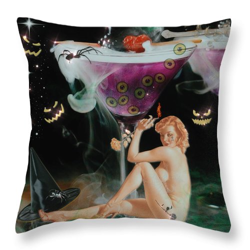 Pick Your Poison - Halloween Throw Pillow