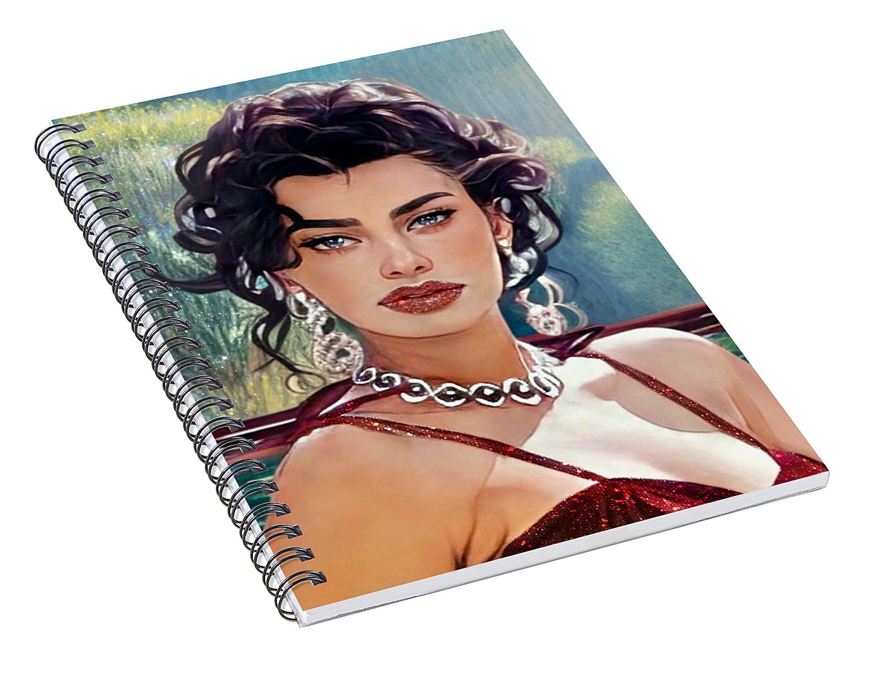 Sexy Sophia - Spiral Notebook