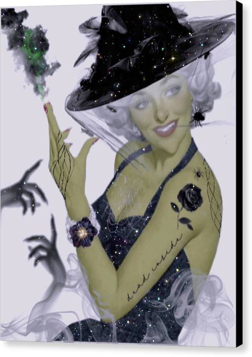 She's Dead Inside - Halloween Canvas Print