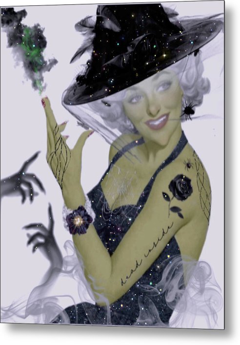 She's Dead Inside - Halloween Metal Print