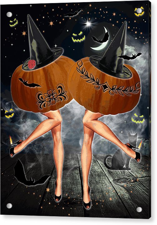 The All-Hallow Eves - Halloween Acrylic Print