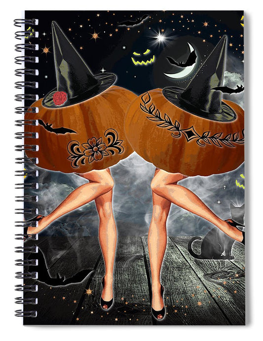 The All-Hallow Eves - Halloween Spiral Notebook