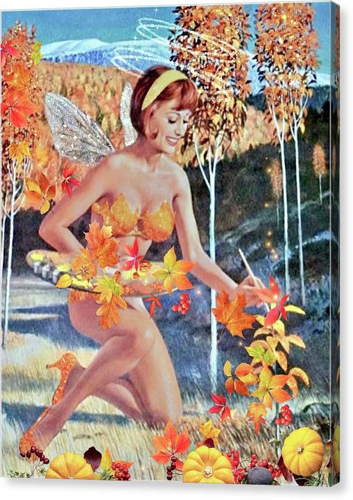 The Autumn Fairy - Canvas Print