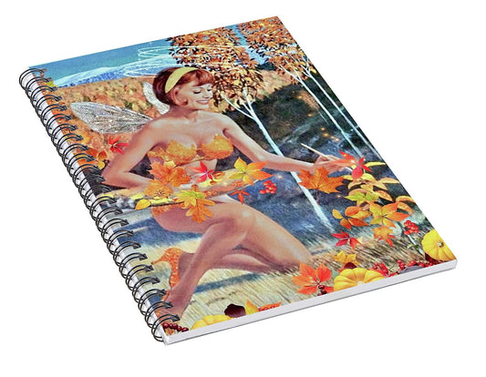 The Autumn Fairy - Spiral Notebook