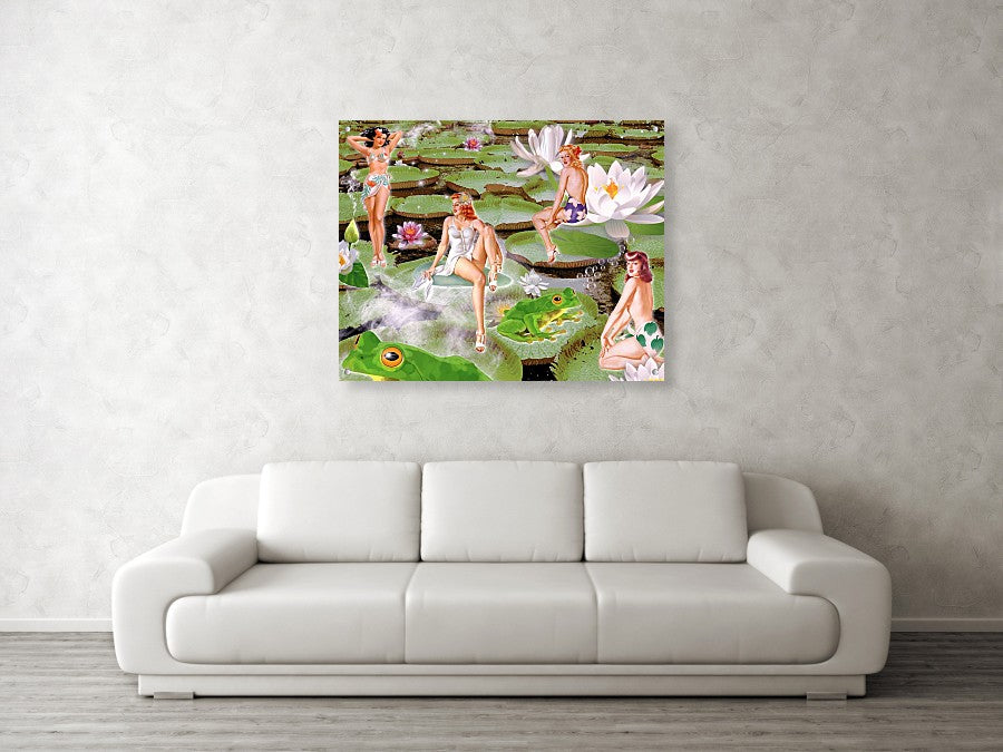 The Lily Pad Girls - Acrylic Print