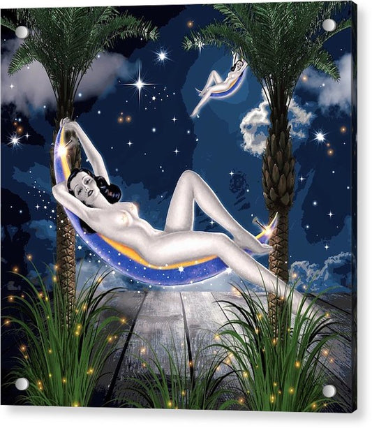 The Nude Moon Phase - Acrylic Print