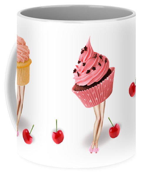 The Pink Cupcake Trio - Mug