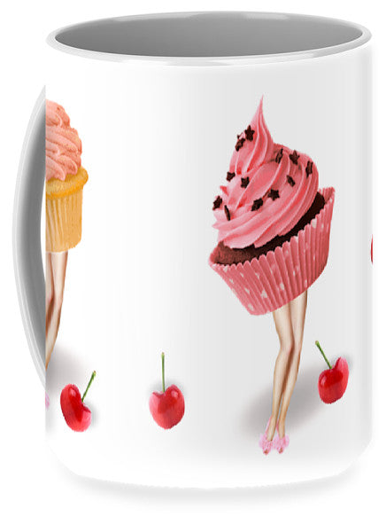 The Pink Cupcake Trio - Mug