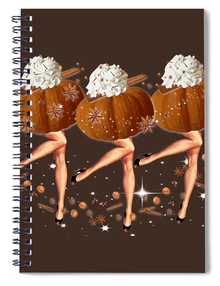 The Pumpkin Spice Girls - Spiral Notebook