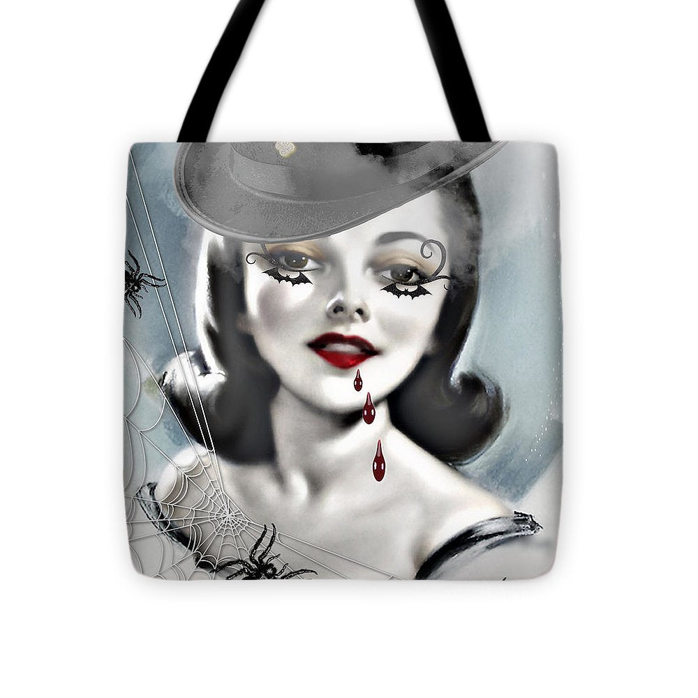 The Vampiress - Halloween Tote Bag