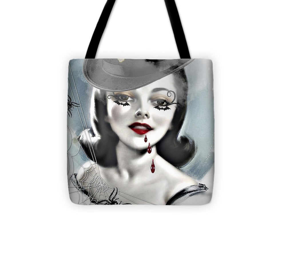 The Vampiress - Halloween Tote Bag