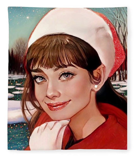 Winter Audrey - Throw Blanket