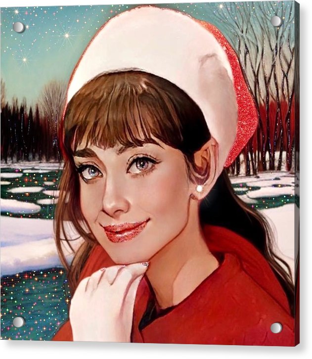 Winter Audrey - Acrylic Print