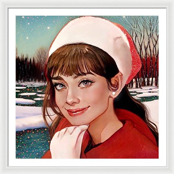 Winter Audrey - Framed Print
