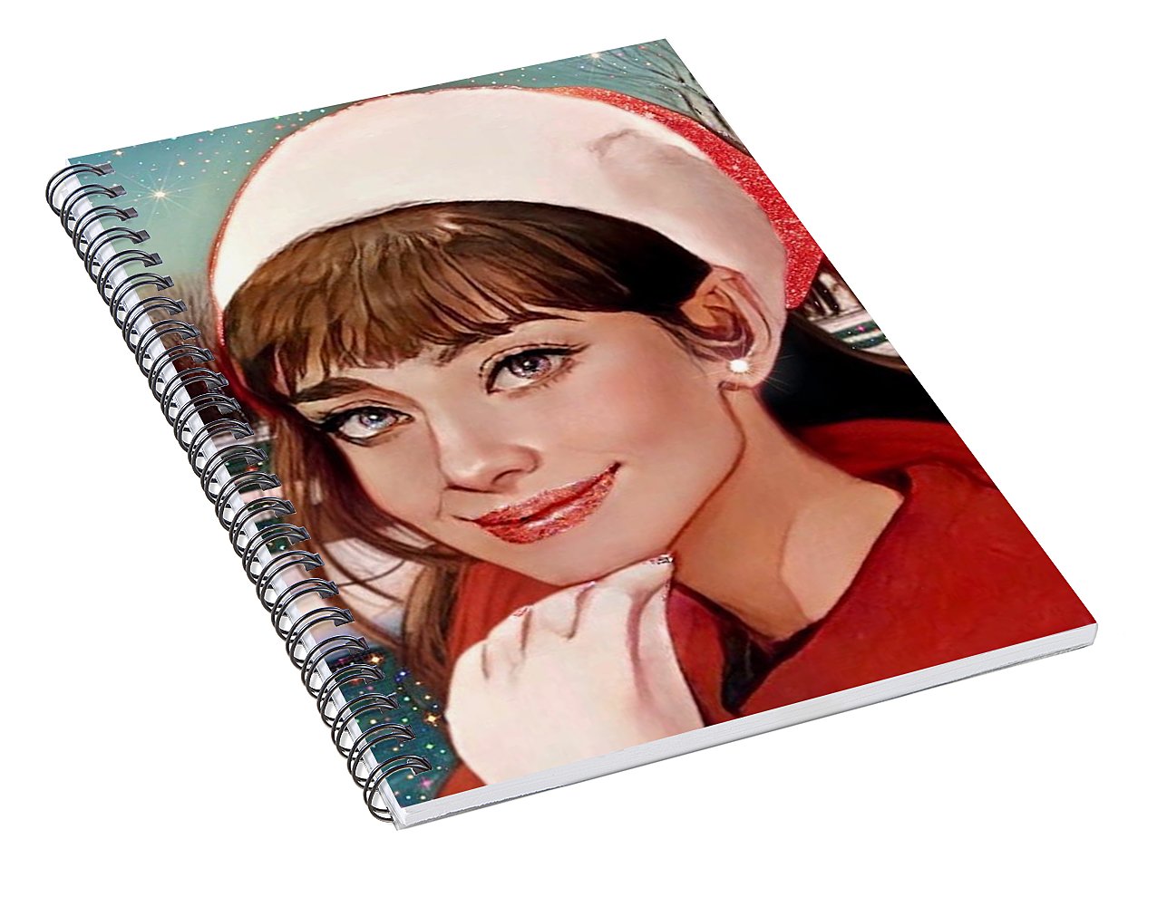 Winter Audrey - Spiral Notebook
