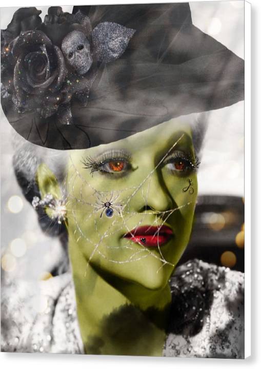 Witch Lucy - Halloween Canvas Print