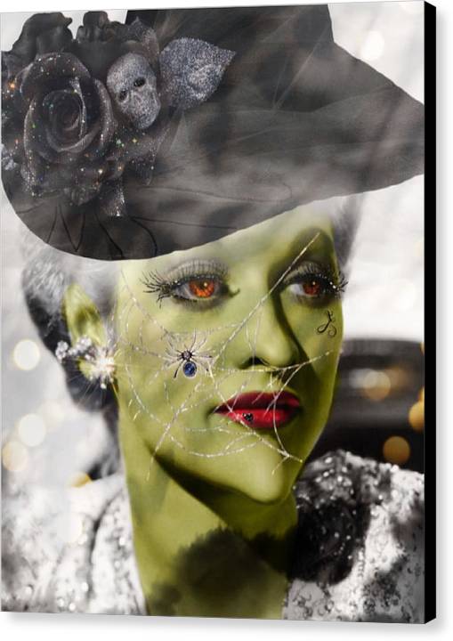 Witch Lucy - Halloween Canvas Print